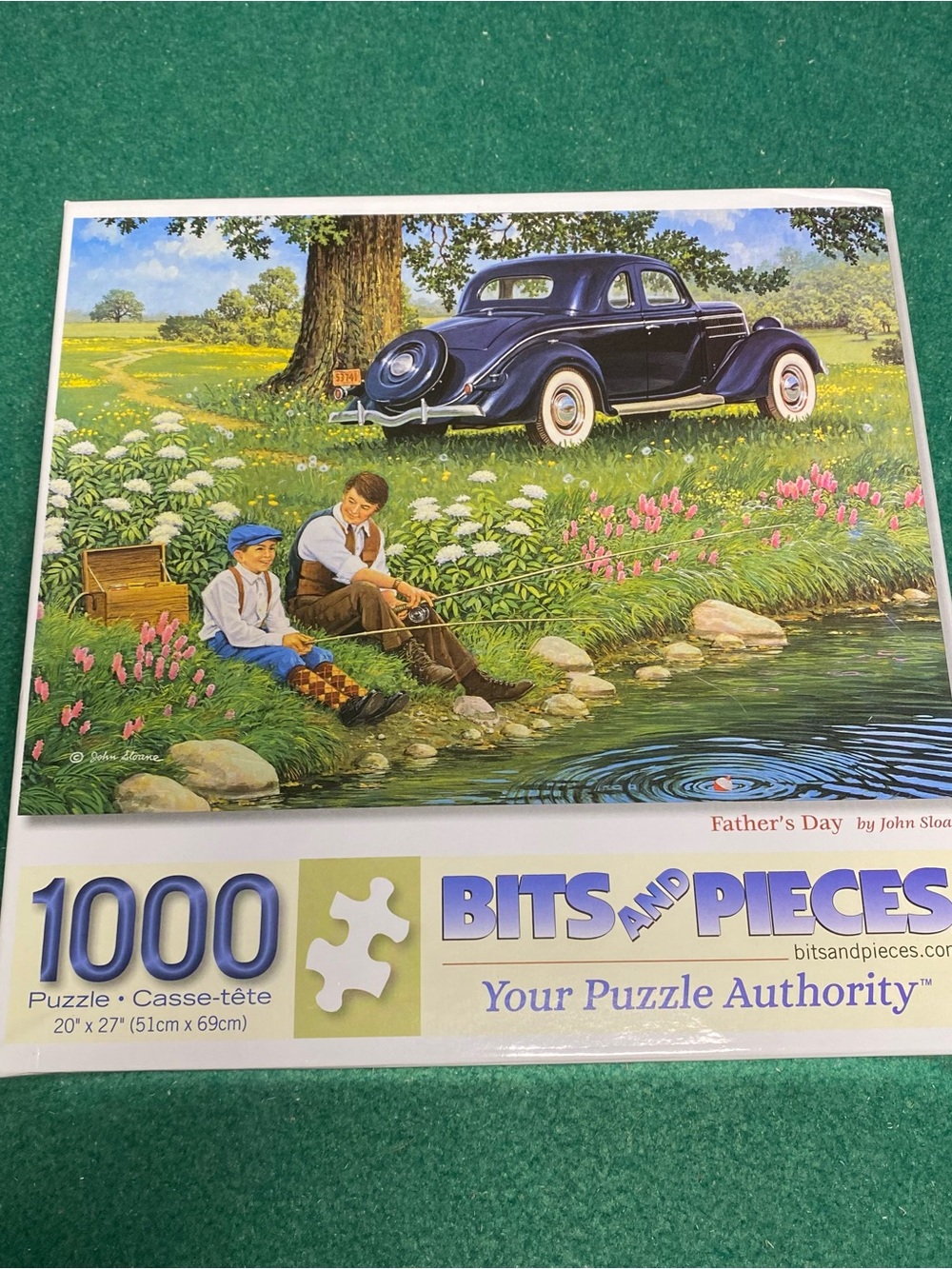 Bits and Pieces 1000-Piece Father's Day Puzzle - Navy Blue